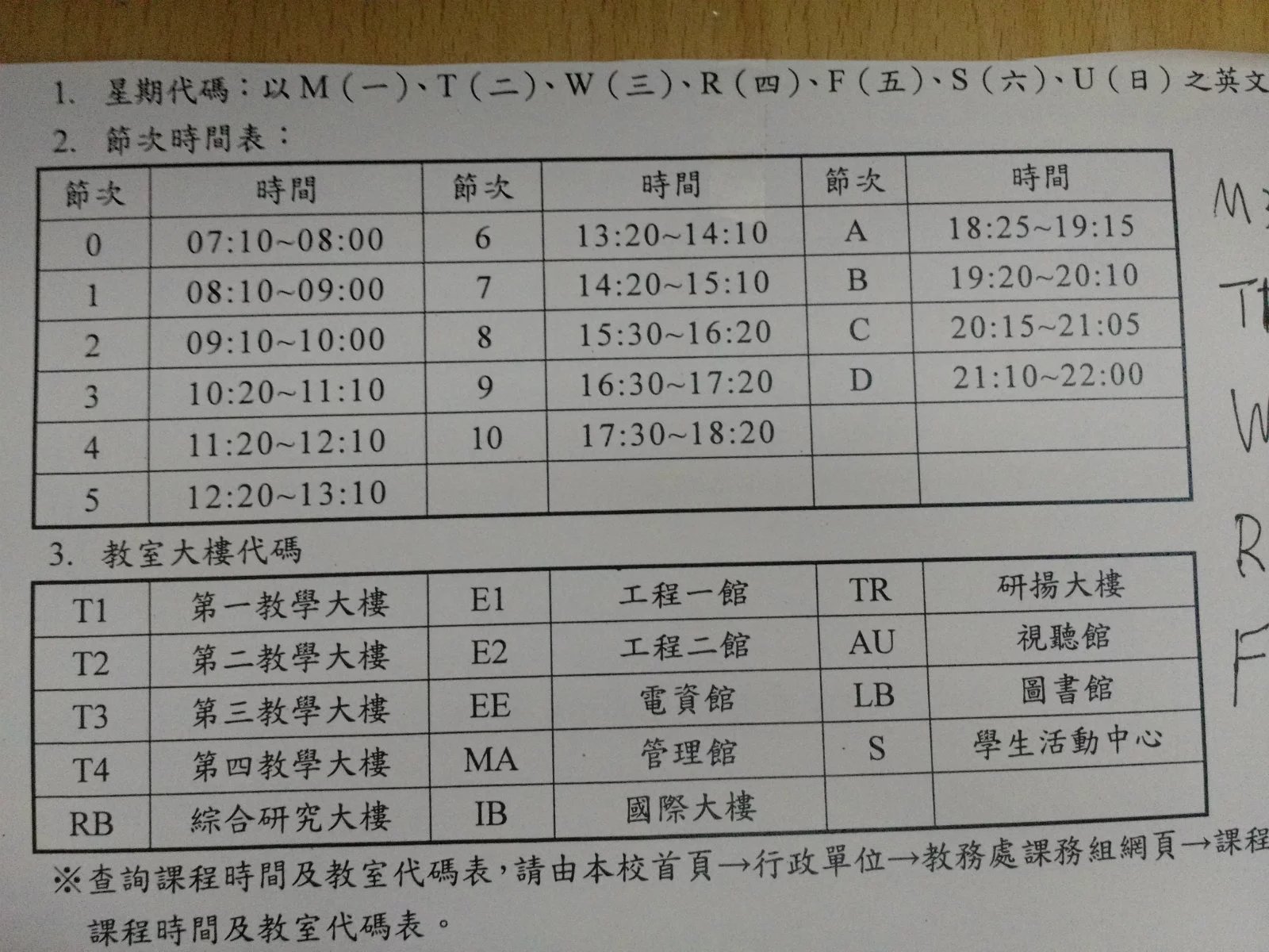 2016_09_05_上课时间表